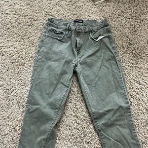 Express army green cargo pants